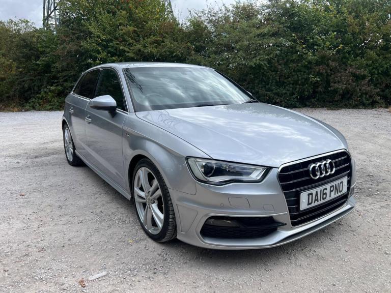 2016 Audi A3 2.0 TDI S line Sportback S Tronic Euro 6 (s/s) 5dr (Nav) HATCHBACK Diesel Automatic