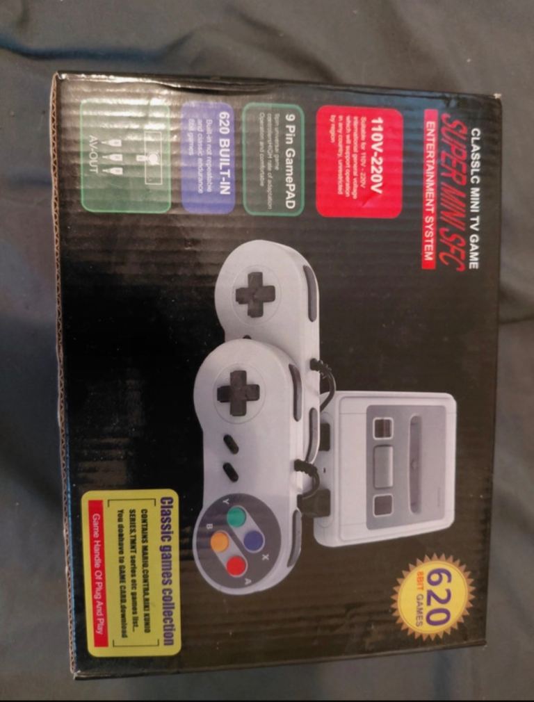 Classic Mini TV Game Super Mini SFC Console with 620 Built-in Games