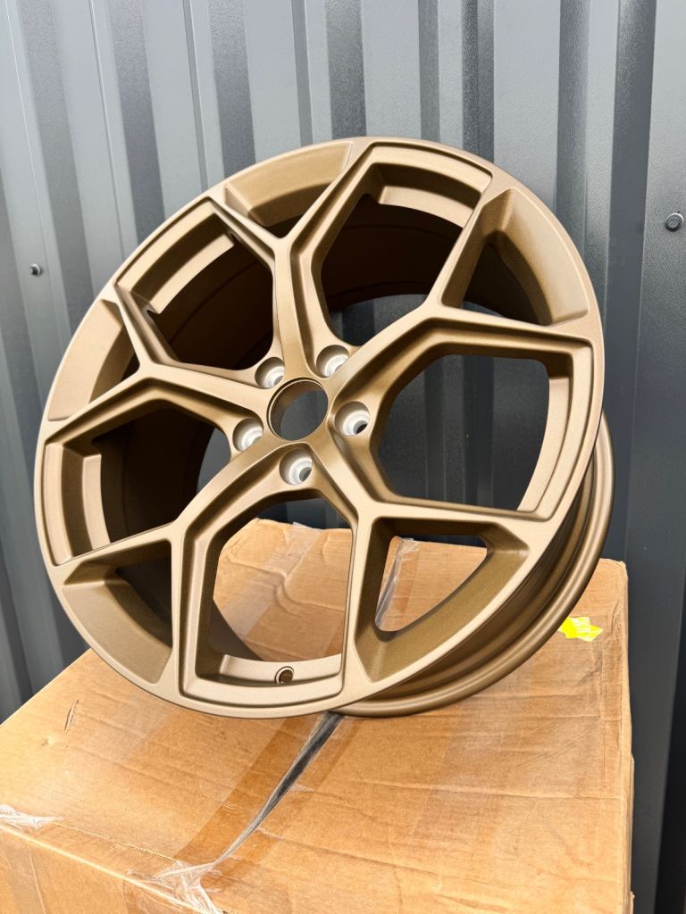 X4 NEW IN BOX 19” 5X112 Matt Bronze Alloy Wheels Audi Mercedes VW Caddy