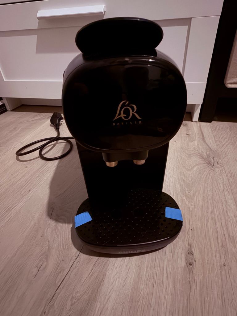 Philips L'OR Barista Sublime Capsule Coffee Machine with capsules and holder