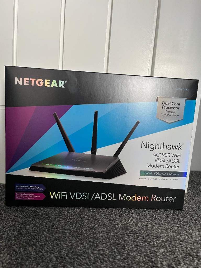 Netgear Nighthawk AC1900 VDSL/ADSL Modem Router – New