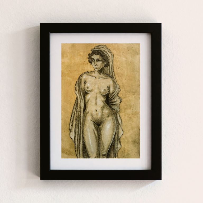 Original and unique artwork “Veiled Divinity”