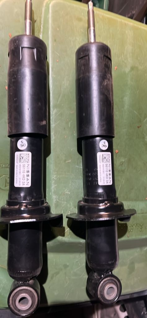Nissan Nivara front shock absorbers new 