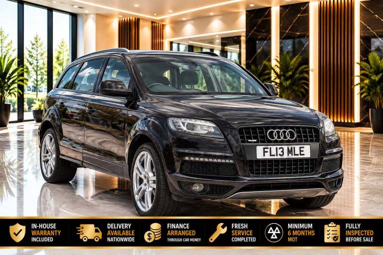 2013 Audi Q7 3.0 TDI 245 Quattro S Line 5dr Tip Auto ESTATE Diesel Automatic