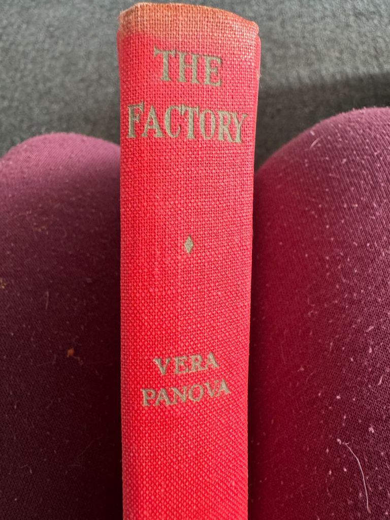 Vintage Hardback The Factory Vera Panova Putnam London Russian Literature