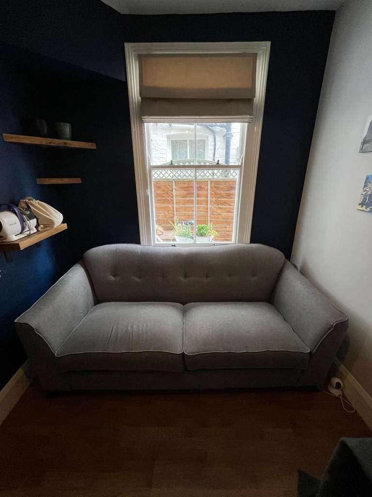 Grey 3 seater sofa