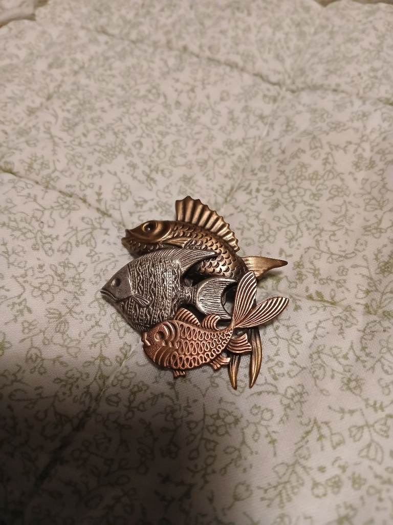 Fish brooch