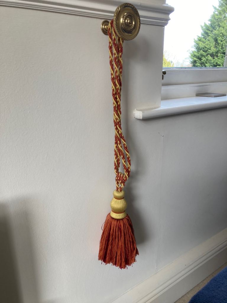 Curtain tie back and Brass Hook?