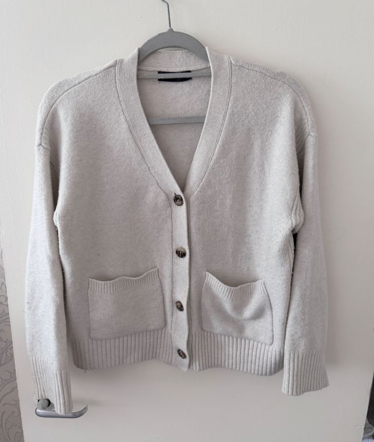 M&S Collection Wool Blend Cardigan Size M