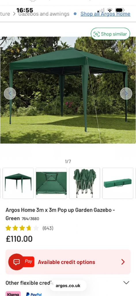 Green garden gazebo 