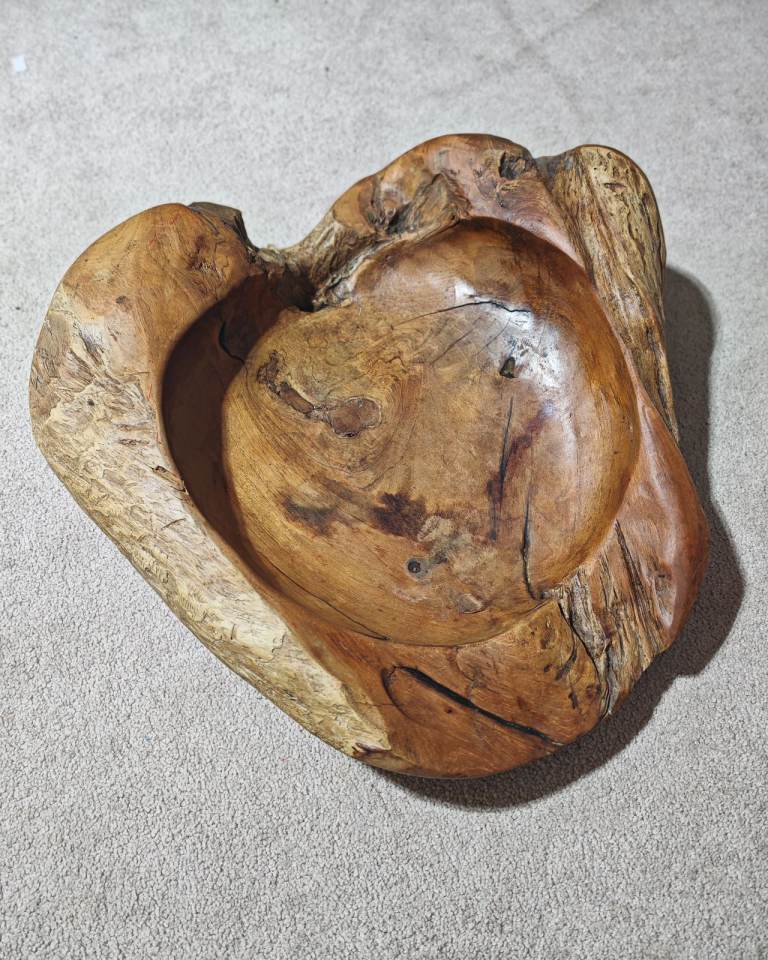 image for Teak root fruit bowl