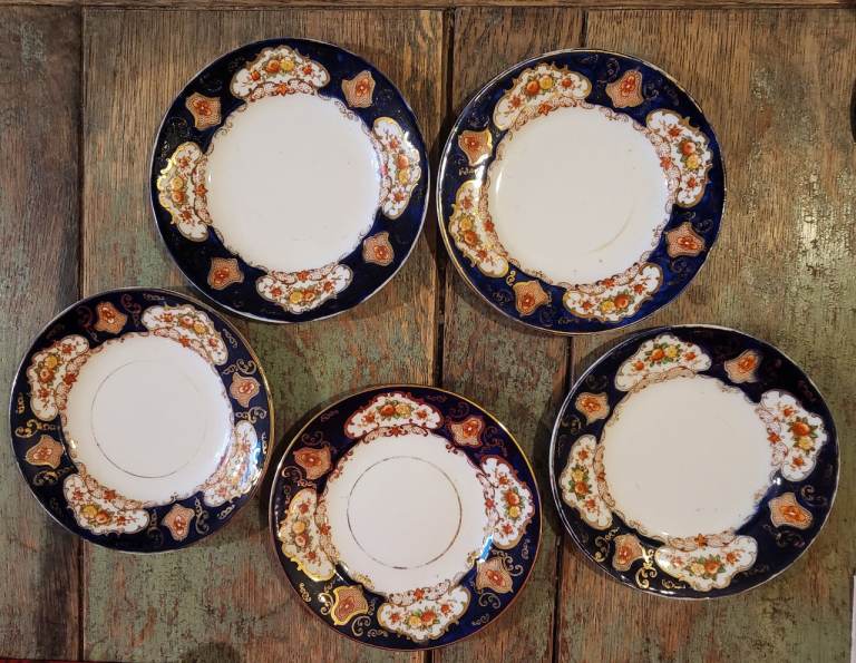 Vintage Royal Standard Fine Bone China Saucers x 5 