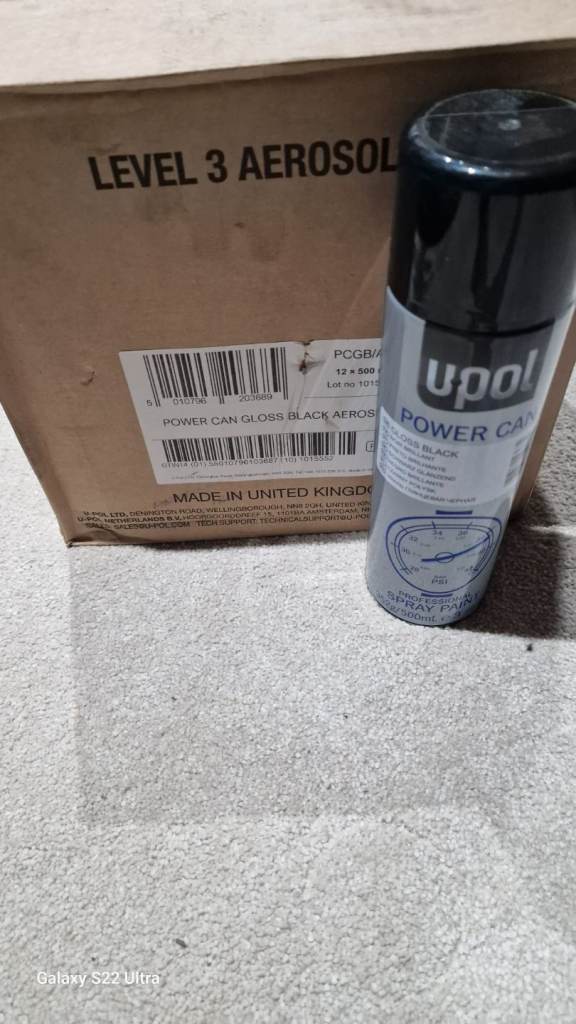 Job lot of car spray paint