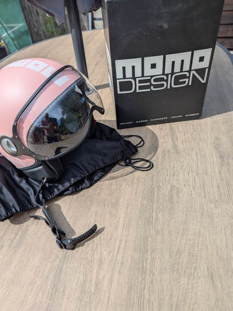 Momo Design open face crash helmet