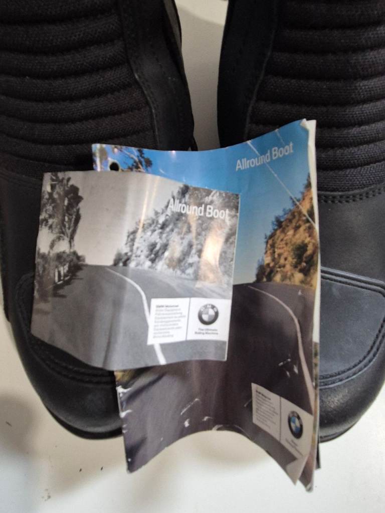 BMW MOTORCYCLE BOOTS ALLROUND SIZE 38 UK 5