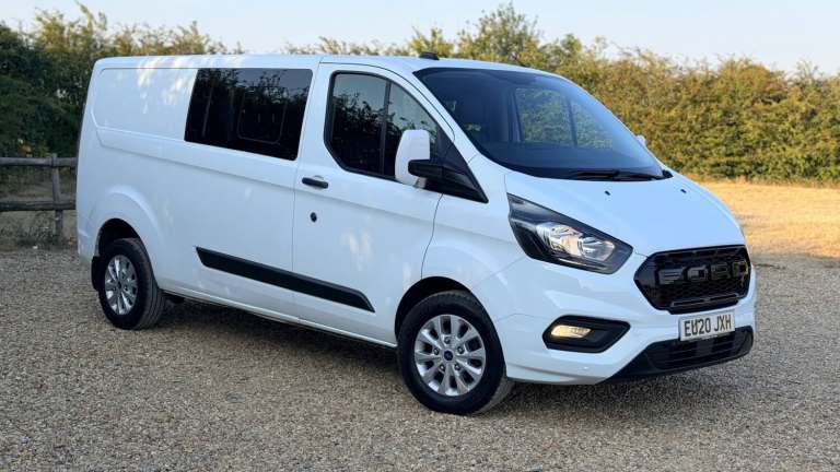 2020 Ford Transit Custom 2.0 EcoBlue 105ps Low Roof D/Cab Leader Van PANEL VAN Diesel Manual