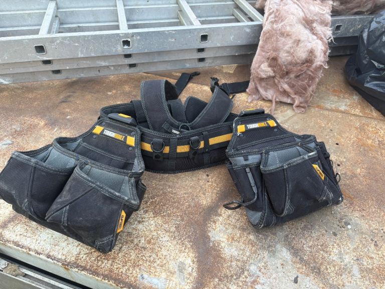 Tough built tool belt 