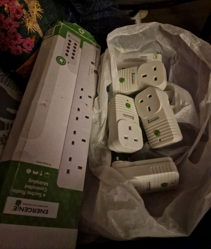 4 Way Radio Controlled Extension Lead 4x Energenie plugs