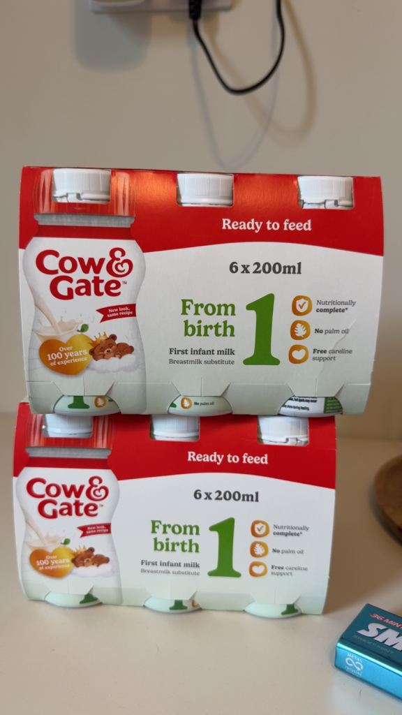 Cow & gate baby milk from 1 