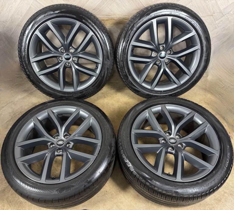 22'' GENUINE RANGE ROVER SPORT GREY L461 L460 NEW MODEL 5127 WHEELS TYRES ALLOYS