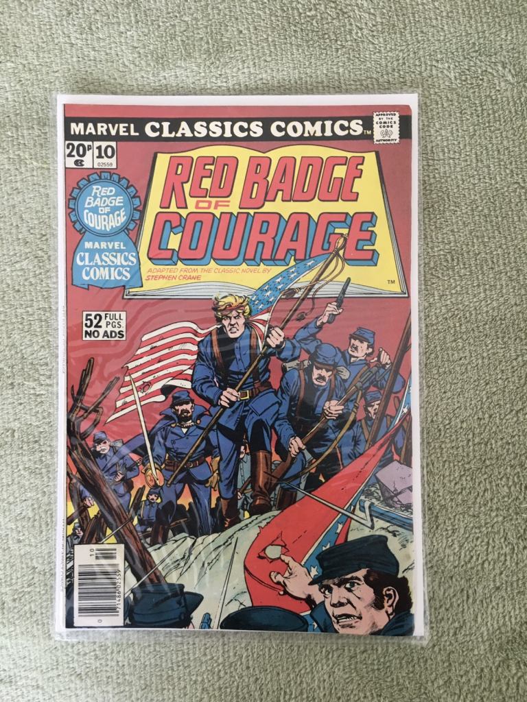 Classic Red Badge of Courage #10 1976 original Marvel comic 