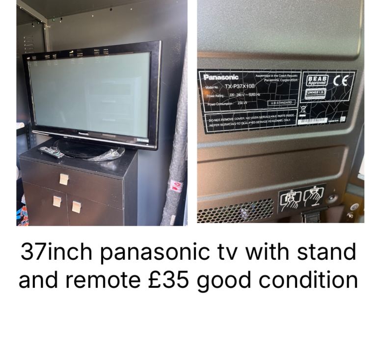 37inch panasonic tv £35