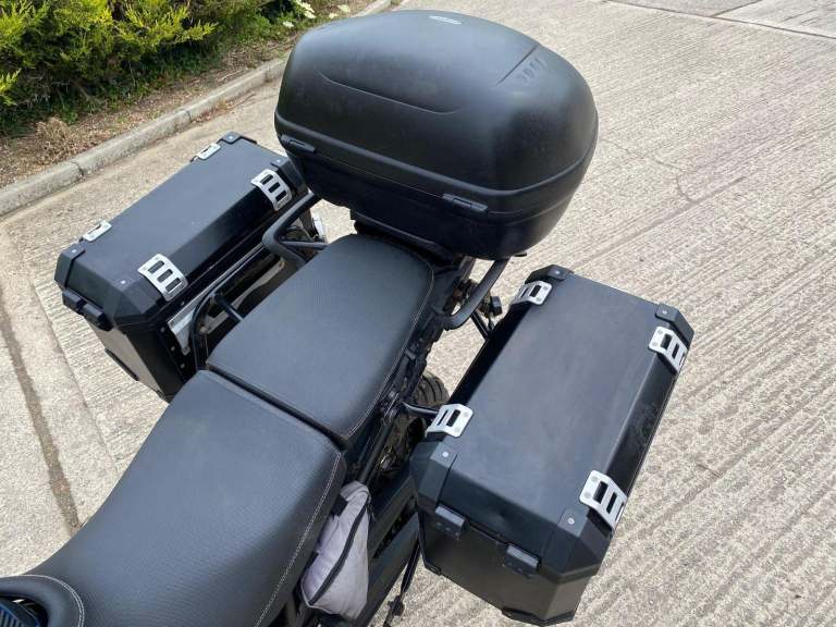 2015 65 TRIUMPH TIGER 800 XCX BLUE FULL LUGGAGE ABS ENDURO ADVENTURE TOURER