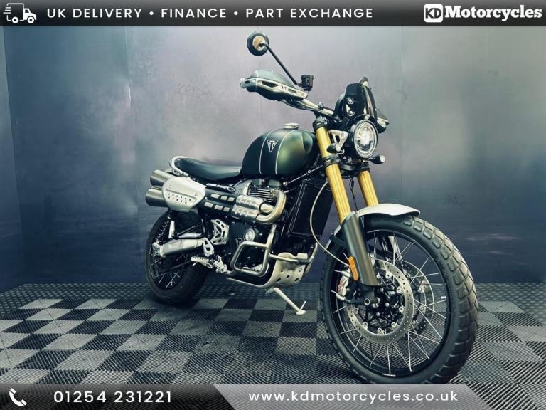 Triumph Scrambler 1200 XE Green 2022 Very Low Miles