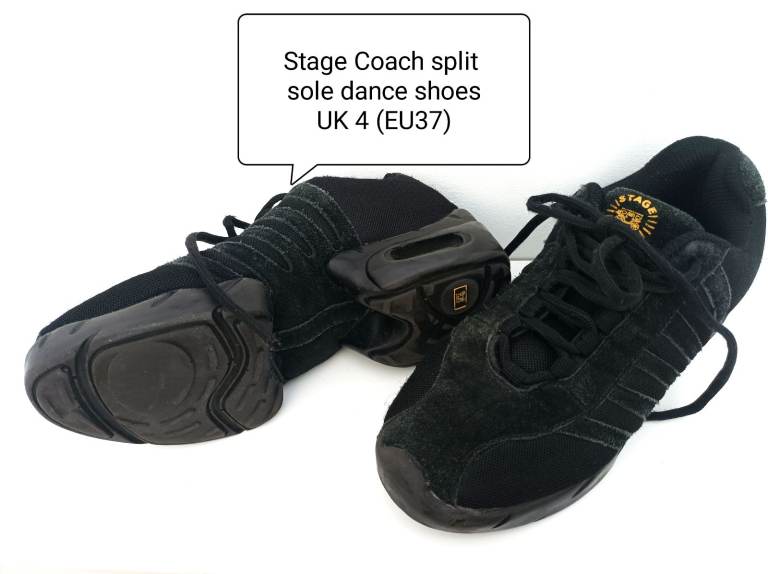 Size 4UK (EU37) Stage Coach split sole dance shoes £3