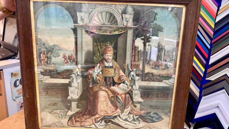 Framed Print of Saint Peter – Historical Piece, Good Condition