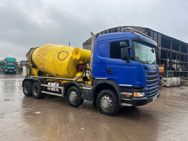 Scania G-410 8X4 McPHEE MIXER , SLEEPER , MANUAL GEARBOX , SEPT MOT