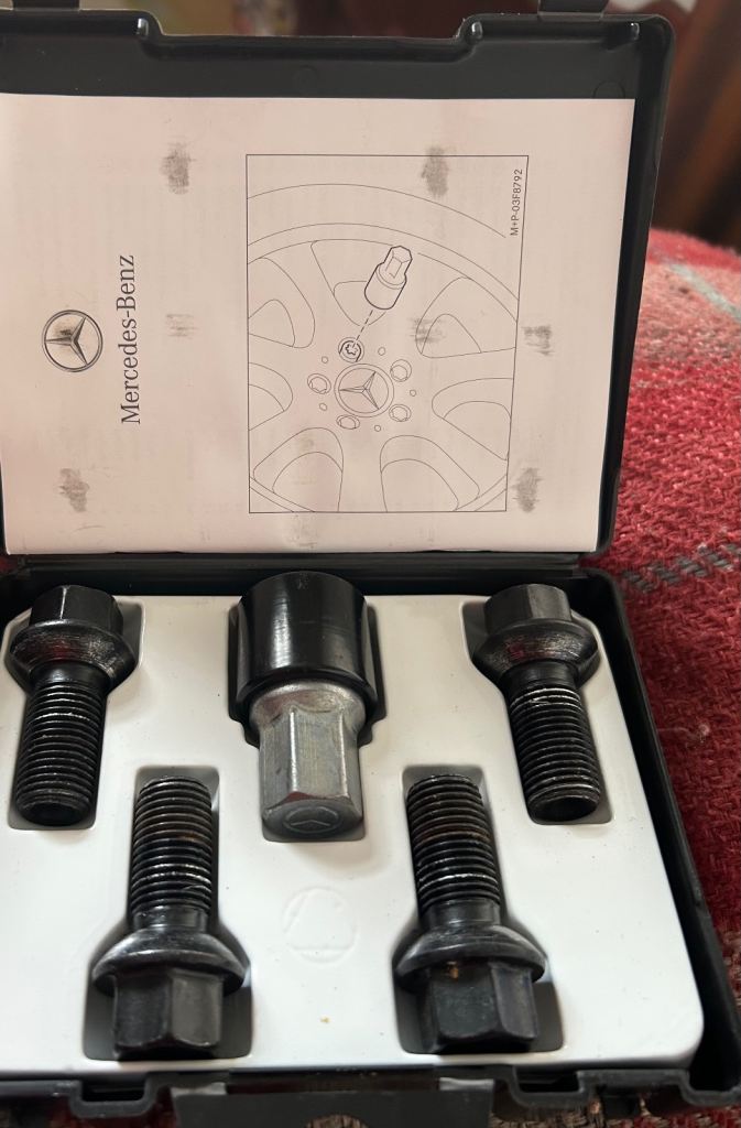 Mercedes Benz Original Wheel Locks for Light Alloy Wheels - offers 