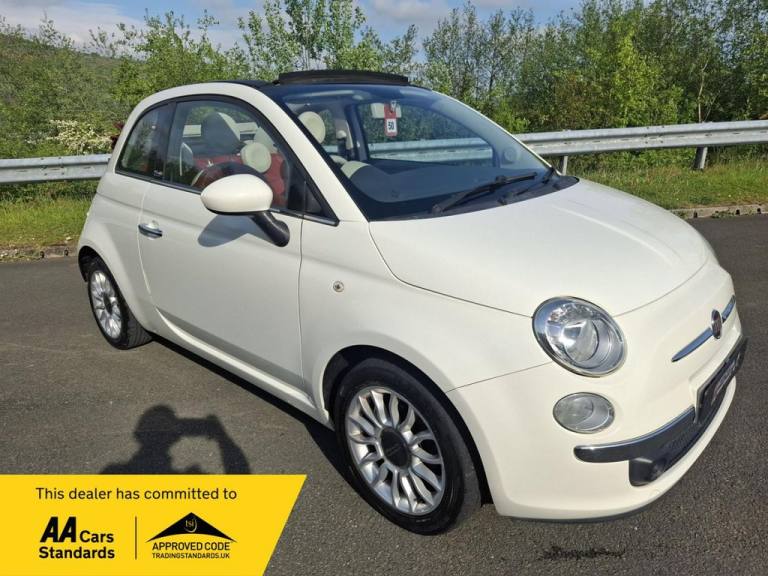 2012 Fiat 500 1.2 Lounge 2dr [Start Stop] CONVERTIBLE PETROL Manual