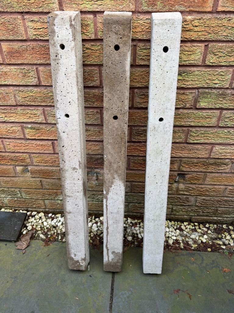 Concrete Fence Posts.  Available, Good Condition