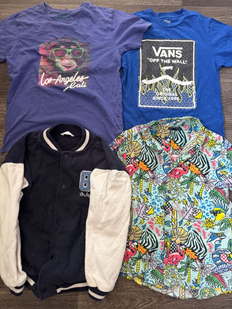 Boys age 10 11 12 clothes bundle Next M&S Vans some new
