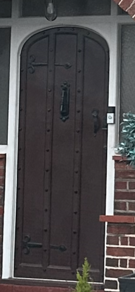 Arched Hardwood Front Exterior Door