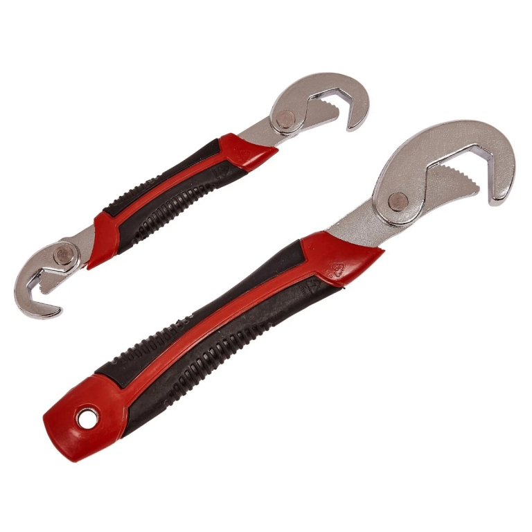 Universal Self-Adjusting Magic Wrench Set 2-Piece Adjustable Multi-Size Spanner