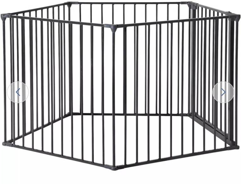 Scandinavian Pet Pen with Wall Fittings
