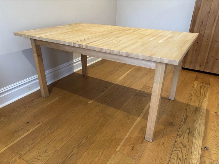 Ikea expandable table and 3 chairs 