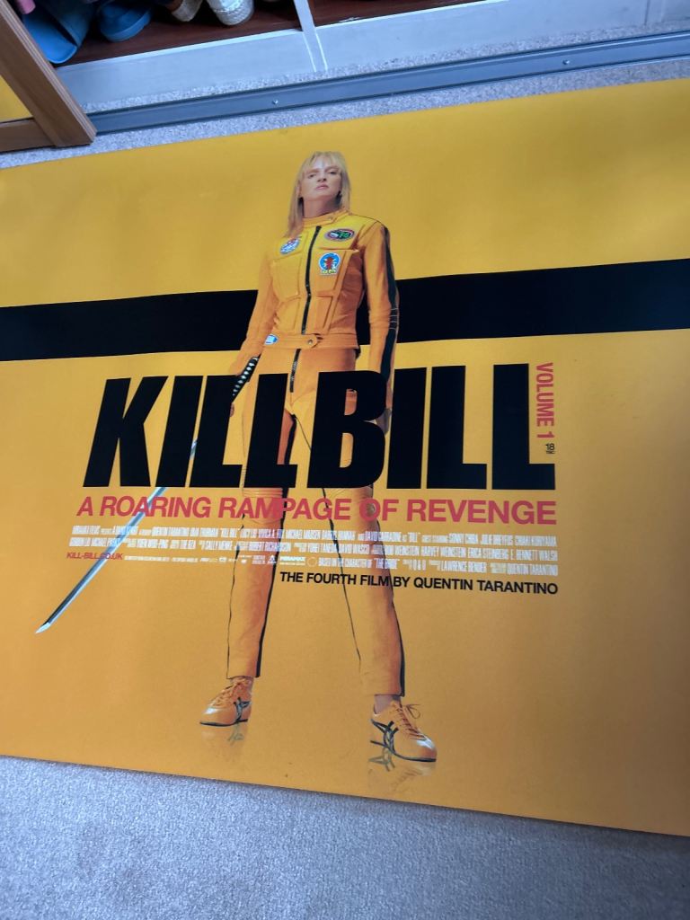 Original Kill Bill volume 1 Quad poster