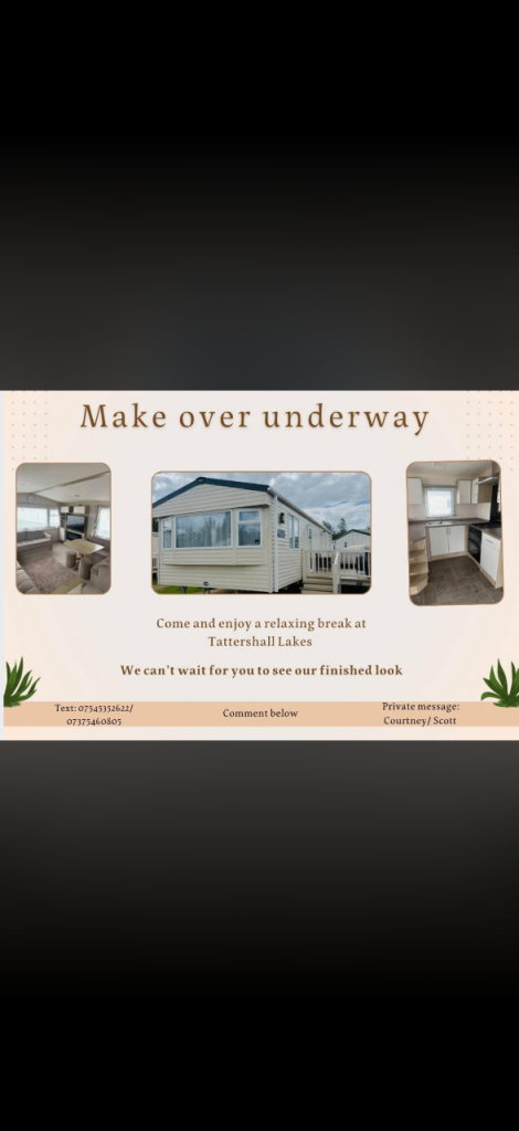 Caravan for hire Tattershall Lakes