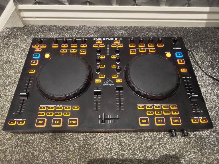 Behringer CMD Studio 4A – 4‑Deck DJ Controller + Built‑In Audio Interface