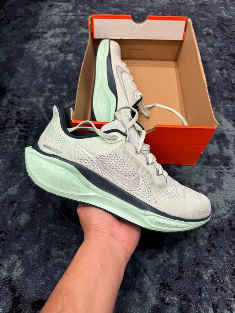 Nike Air Zoom Pegasus 41 Running Shoes UK 6.5 EUR 40.5 Ghost Aqua FD2723 405