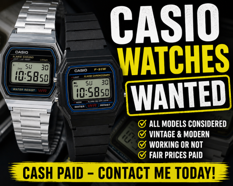 Casio Watches Wanted – Cash Paid (Vintage & Modern)