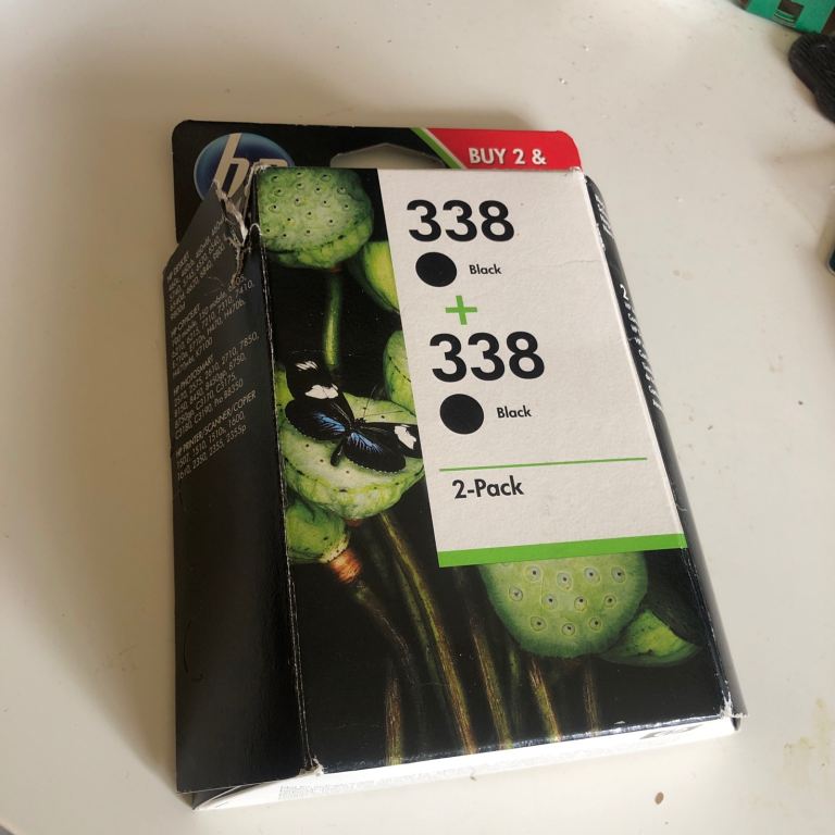 338 HP Black 2-Pack