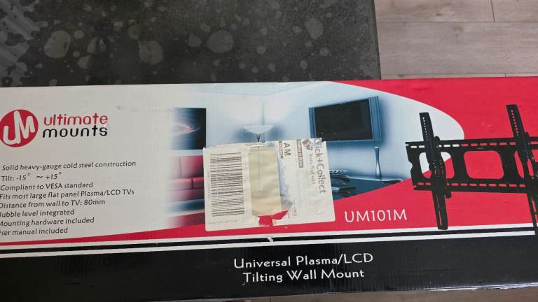 Ultimate Mounts UM101M Universal Tilting TV Wall Mount