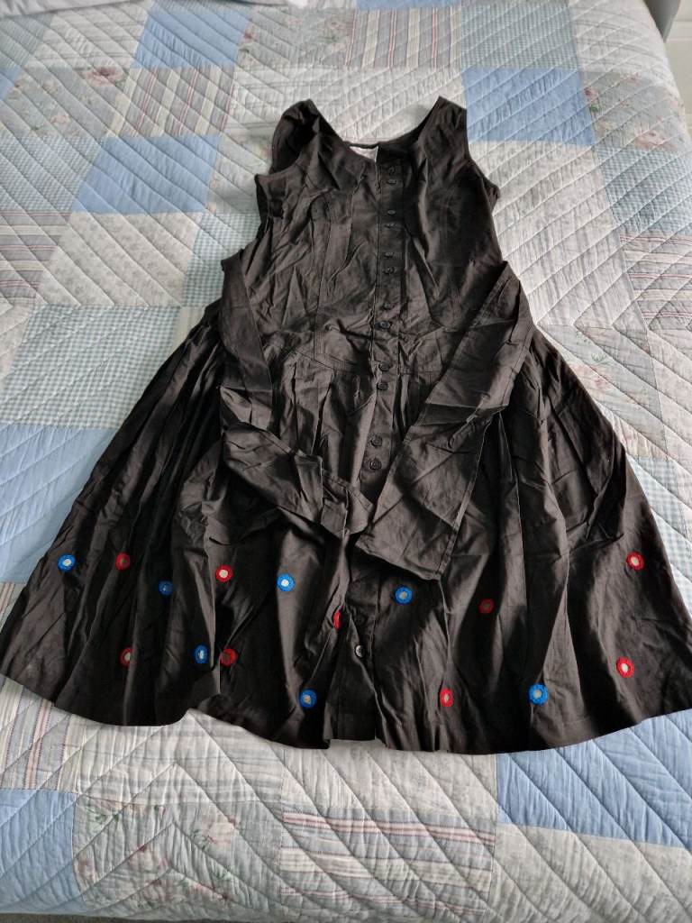 image for DOROTHY PERKINS BLACK ARMLESS DRESS