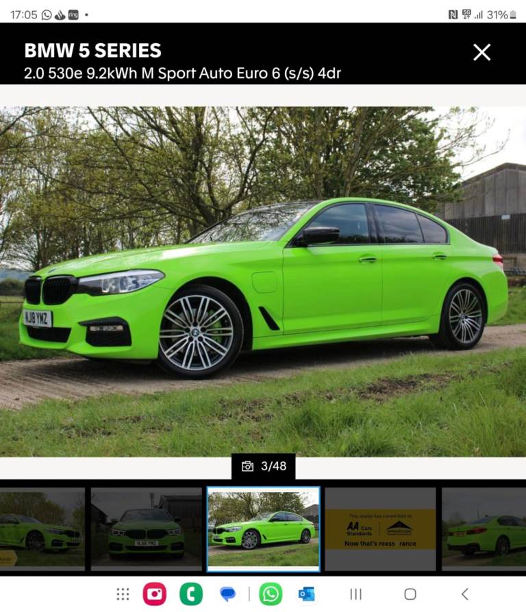 BMW, 5 SERIES, Saloon, 2018, Semi-Auto, 1998 (cc), 4 doors