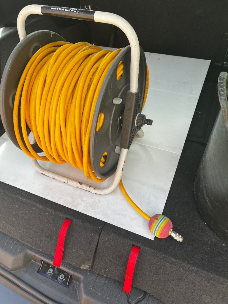  Window clean CLABER Metal Hose Reel with 100 m x 6 mm hose