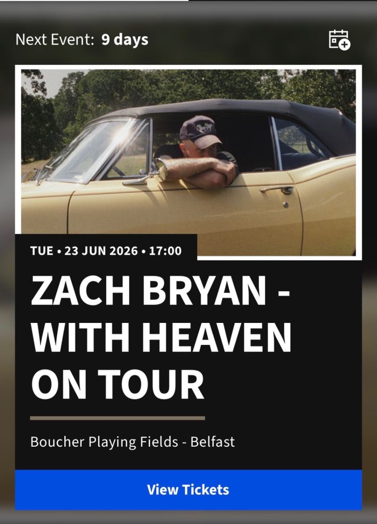 Zach Bryan concert 